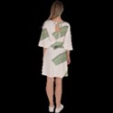 Palm leaves Velour Kimono Dress View4