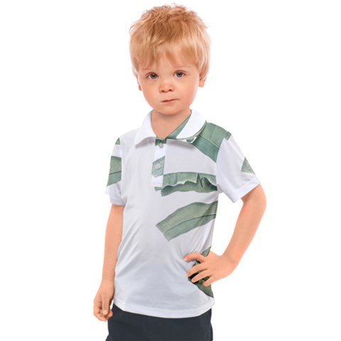 Palm Leaves Kids  Polo Tee by goljakoff