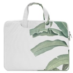 Palm Leaves Double Pocket Laptop Bag