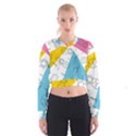 Modern pineapples Cropped Sweatshirt View1