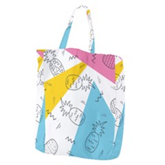 Modern Pineapples Giant Grocery Tote by goljakoff