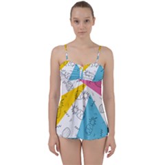 Modern Pineapples Babydoll Tankini Set by goljakoff