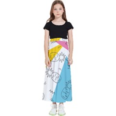 Modern Pineapples Kids  Skirt