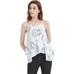 Pineapples Flowy Camisole Tank Top by goljakoff