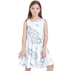 Pineapples Kids  Skater Dress