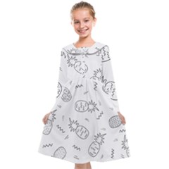 Pineapples Kids  Midi Sailor Dress