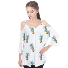 Tropical pineapples Flutter Tees