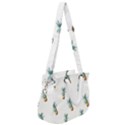 Tropical pineapples Rope Handles Shoulder Strap Bag View2