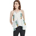 Tropical pineapples Flowy Camisole Tank Top View1