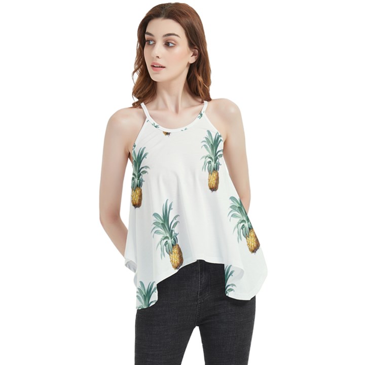 Tropical pineapples Flowy Camisole Tank Top