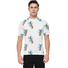 Tropical Pineapples Men s Short Sleeve Rash Guard by goljakoff