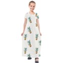 Tropical pineapples Kids  Short Sleeve Maxi Dress View1