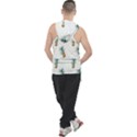 Tropical pineapples Men s Sleeveless Hoodie View2