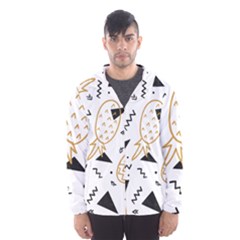 Golden Pineapples Men s Hooded Windbreaker by goljakoff