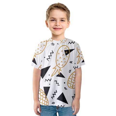 Golden Pineapples Kids  Sport Mesh Tee by goljakoff