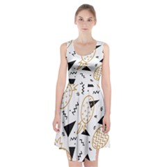 Golden Pineapples Racerback Midi Dress by goljakoff