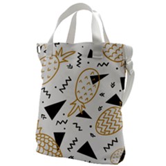 Golden pineapples Canvas Messenger Bag