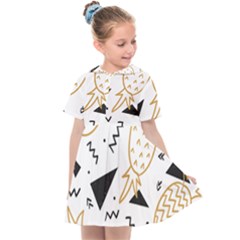 Golden Pineapples Kids  Sailor Dress by goljakoff