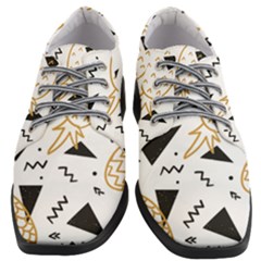 Golden pineapples Women Heeled Oxford Shoes