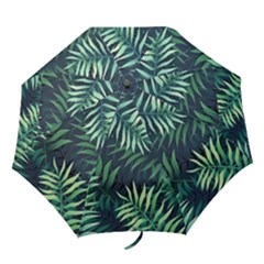 Green Leaves Folding Umbrellas by goljakoff