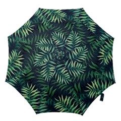 Green Leaves Hook Handle Umbrellas (large) by goljakoff