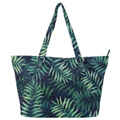 Green Leaves Full Print Shoulder Bag by goljakoff