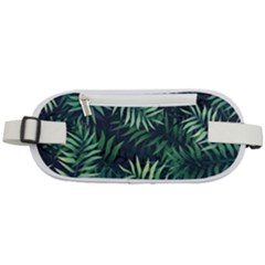 Green Leaves Rounded Waist Pouch by goljakoff