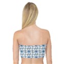 Azulejo style blue tiles Bandeau Top View2