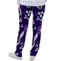 Floral blue pattern Women s Casual Pants View2