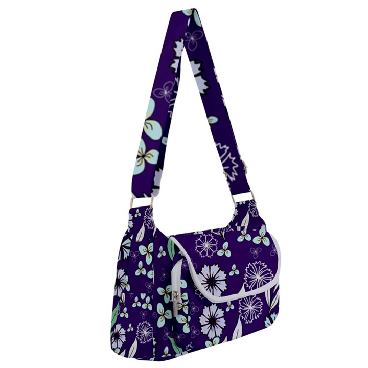 Floral blue pattern  Multipack Bag