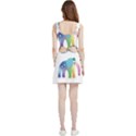 Illustrations Elephant Colorful Pachyderm Velvet Cutout Dress View2