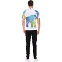 Illustrations Elephant Colorful Pachyderm Men s Short Sleeve Rash Guard View2