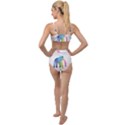 Illustrations Elephant Colorful Pachyderm Tied Up Two Piece Swimsuit View2