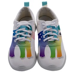 Illustrations Elephant Colorful Pachyderm Mens Athletic Shoes by HermanTelo