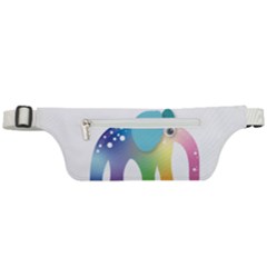 Illustrations Elephant Colorful Pachyderm Active Waist Bag by HermanTelo