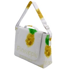 Pineapple Fruit Watercolor Painted Box Up Messenger Bag