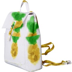 Pineapple Fruit Watercolor Painted Buckle Everyday Backpack