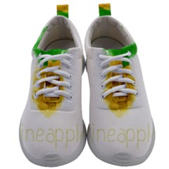 Pineapple Fruit Watercolor Painted Mens Athletic Shoes