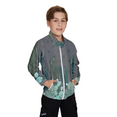 Cactus Plant Green Nature Cacti Kids  Windbreaker by Mariart