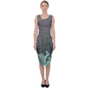 Cactus Plant Green Nature Cacti Sleeveless Pencil Dress View1