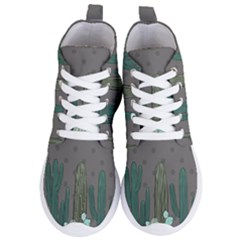 Cactus Plant Green Nature Cacti Women s Lightweight High Top Sneakers by Mariart