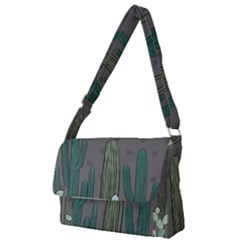 Cactus Plant Green Nature Cacti Full Print Messenger Bag (s)