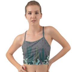 Cactus Plant Green Nature Cacti Mini Tank Bikini Top