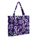 Floral blue pattern  Medium Tote Bag View2