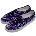 Floral blue pattern  Men s Classic Low Top Sneakers View2