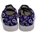 Floral blue pattern  Men s Classic Low Top Sneakers View4