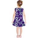 Floral blue pattern  Kids  Tunic Dress View2