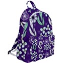 Floral blue pattern  The Plain Backpack View2