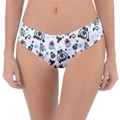 Winter Story Patern Reversible Classic Bikini Bottoms by MintanArt