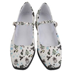 Winter Story Patern Women s Mary Jane Shoes by MintanArt